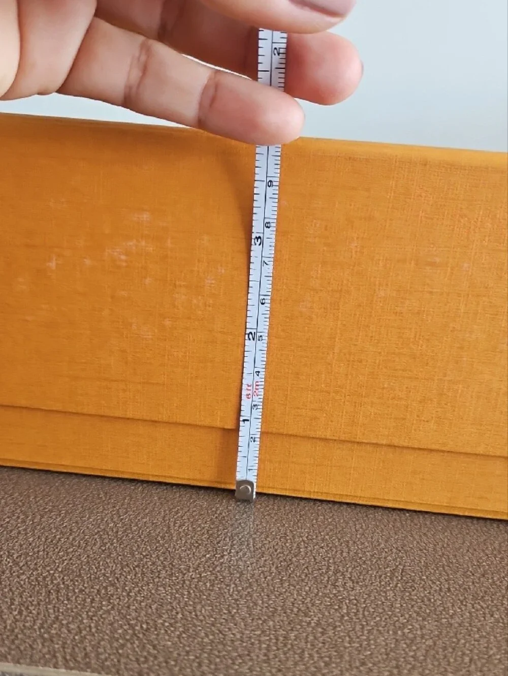 Louis Vuitton Orange Rectangular Box with Black Logo